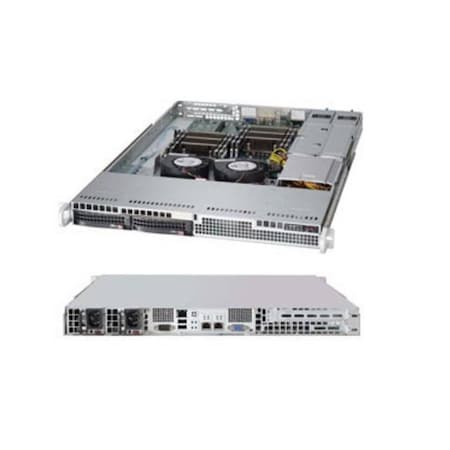 Supermicro SuperChassis 500W 1U Rackmount Server Chassis (Black), CSE-813LT-R500CB CSE-813LT-R500CB